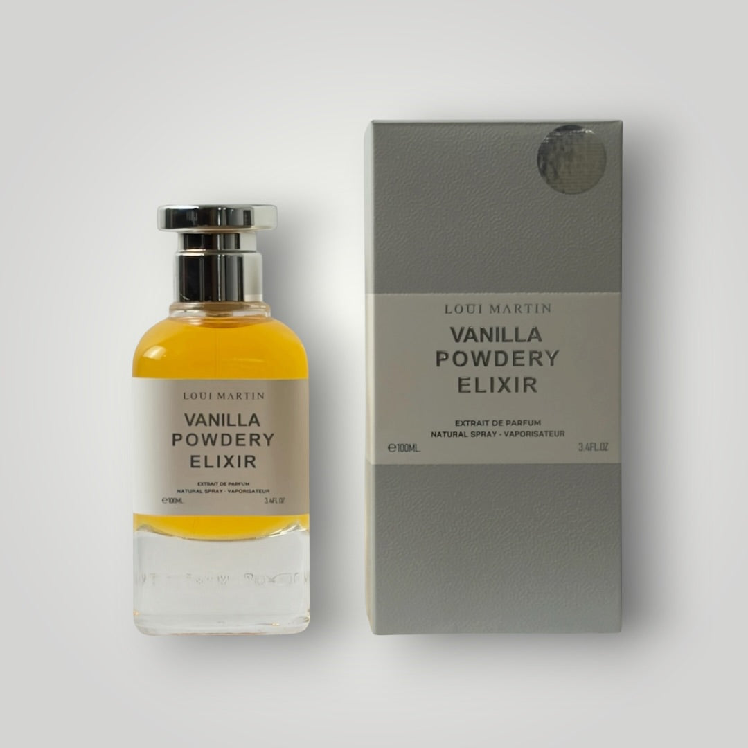 Vanilla powdery elixir