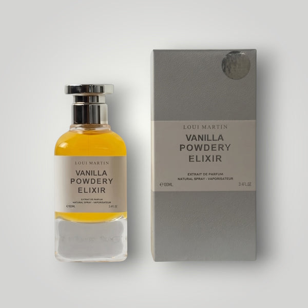 Vanilla powdery elixir